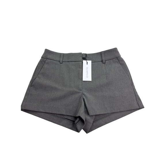 Dynamite Womens Gray Micro Mini Short Size 0 New - Picture 1 of 4